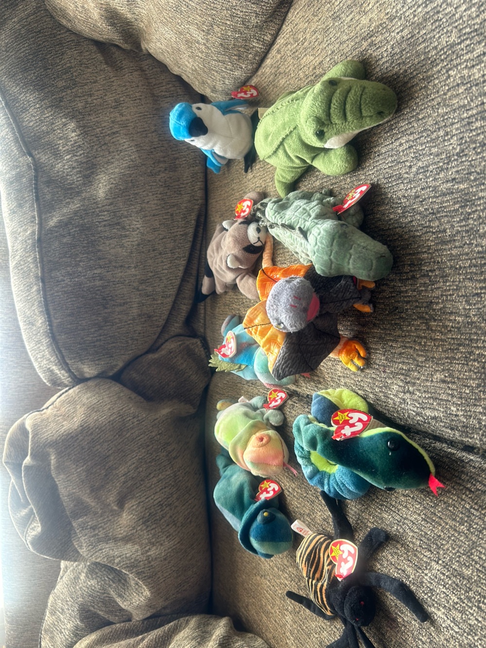 Vintage Ty Beanie Babies Reptiles & Exotic Animals w/ Tags